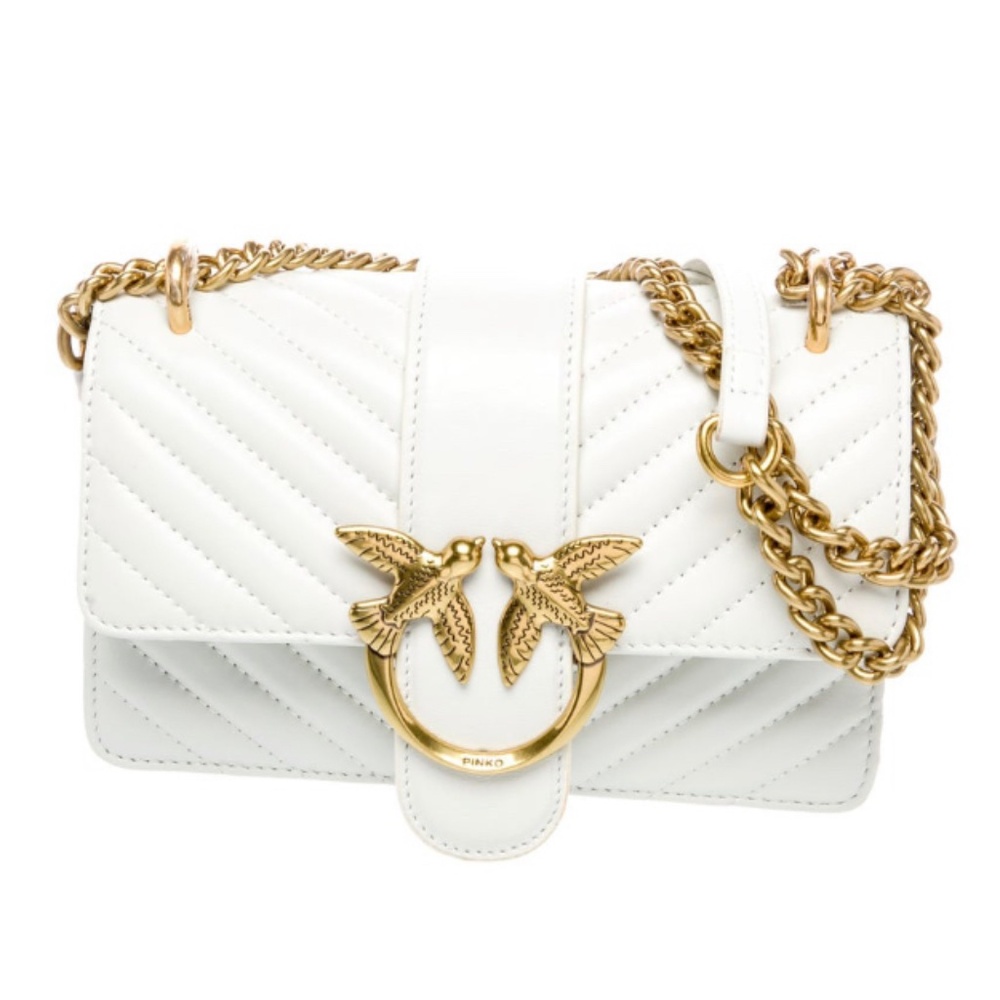 PINKO leather evening purse